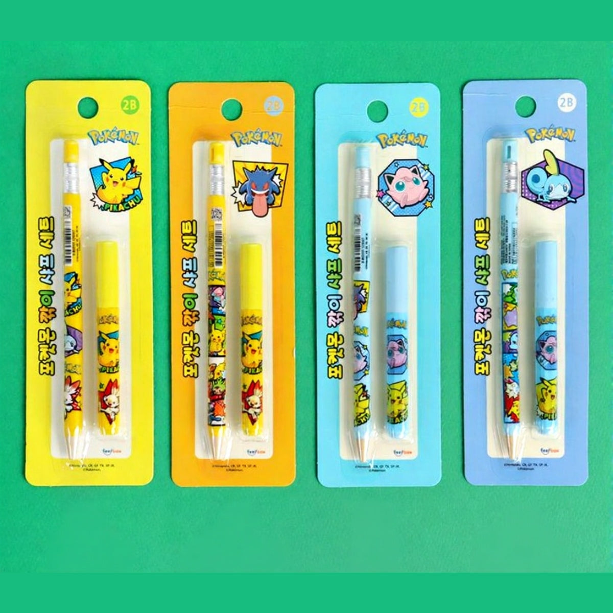 Pokémon Sharpener 2B Mechanical Pencil Set