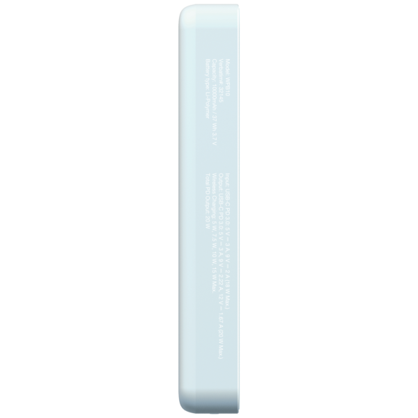 Verbatim 10000mAh Magnetic Wireless Power Bank - Blue