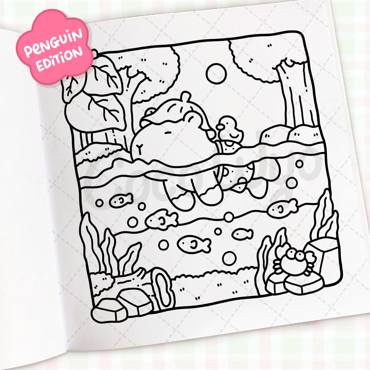 Cozy Capybara: A relaxing, comfy colouring book from the international Number One bestselling author (Coco Wyo) Paperback