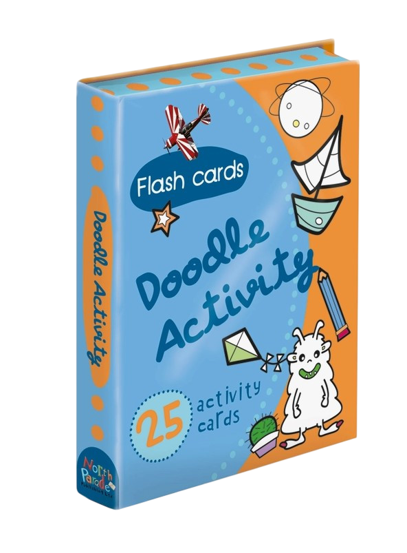 Flash Card Gift Set - Doodle Blue