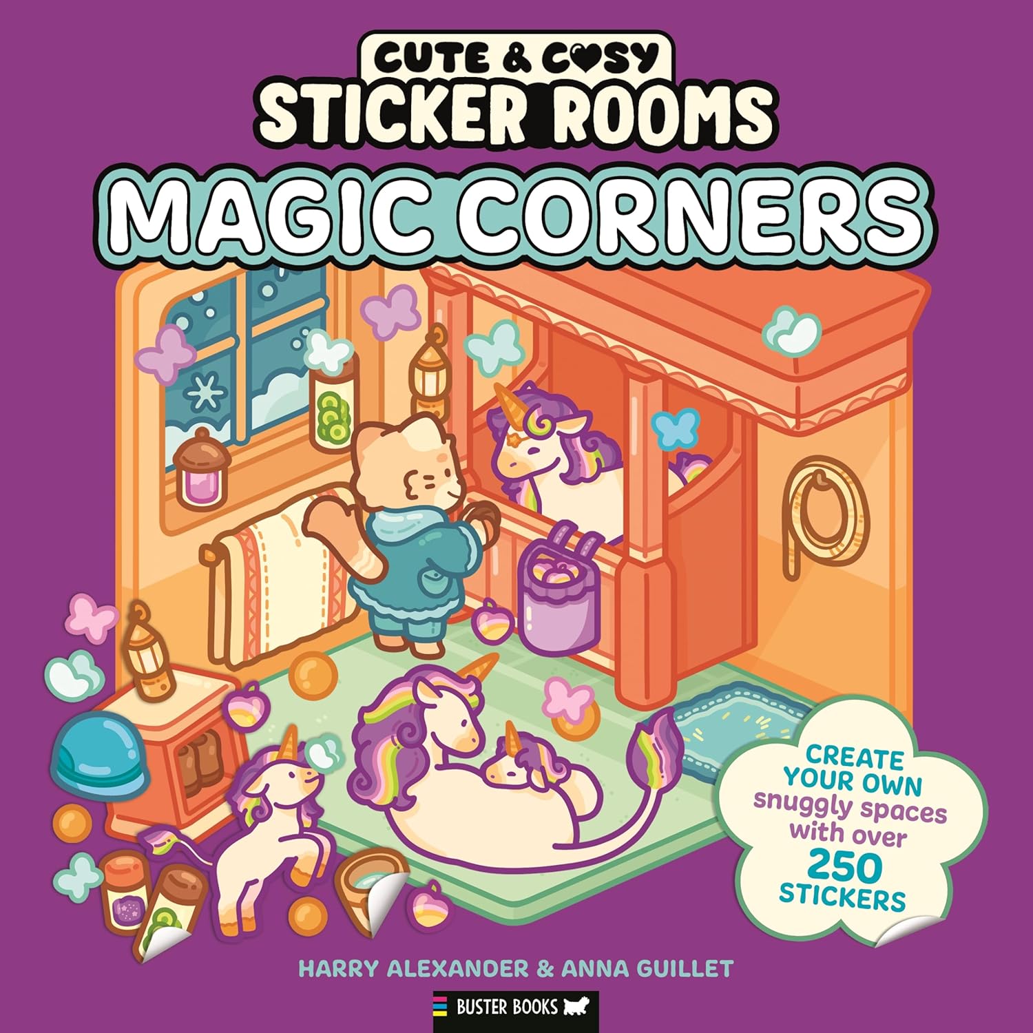 Sticker Rooms: Magic Corners (Cute & Cosy) (Paperback)