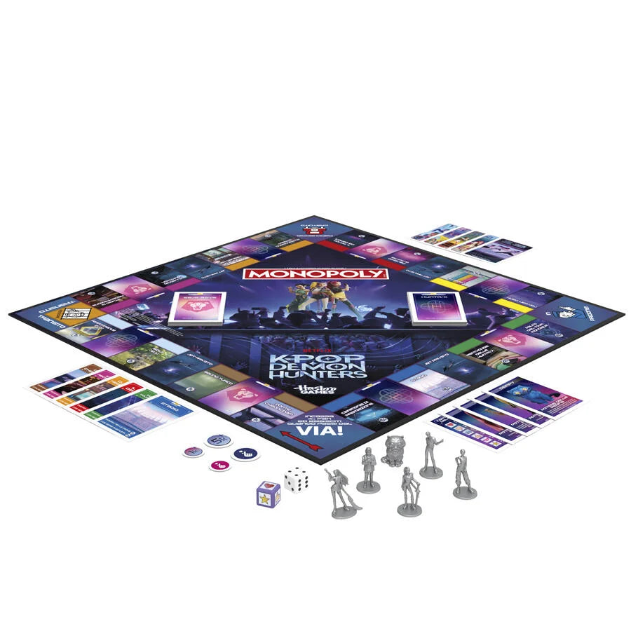 HASBRO MONOPOLY KPOP DEMON HUNTERS EDITION BOARD GAME