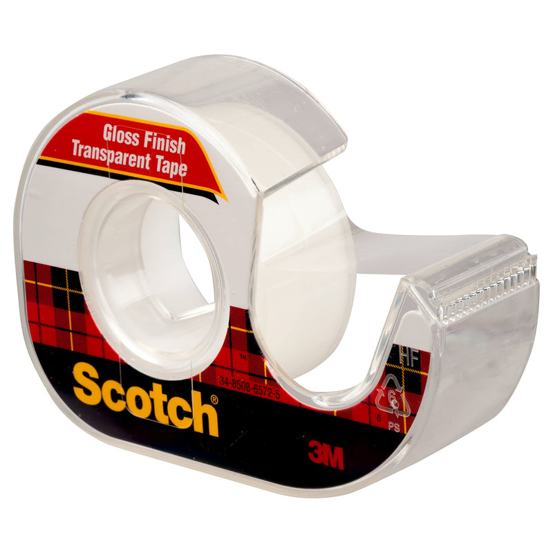 Scotch® 157S Transparent Tape, 3/4" x 300"