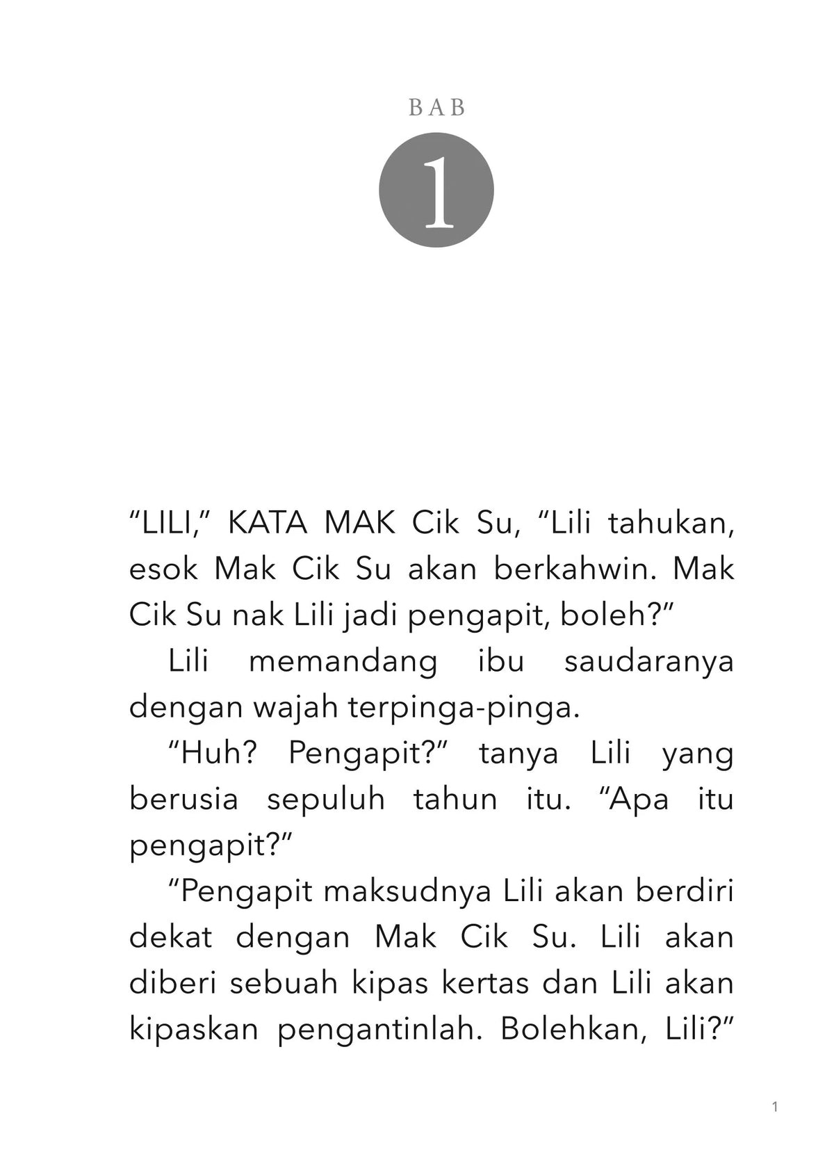 Lili Di Majlis Kahwin
