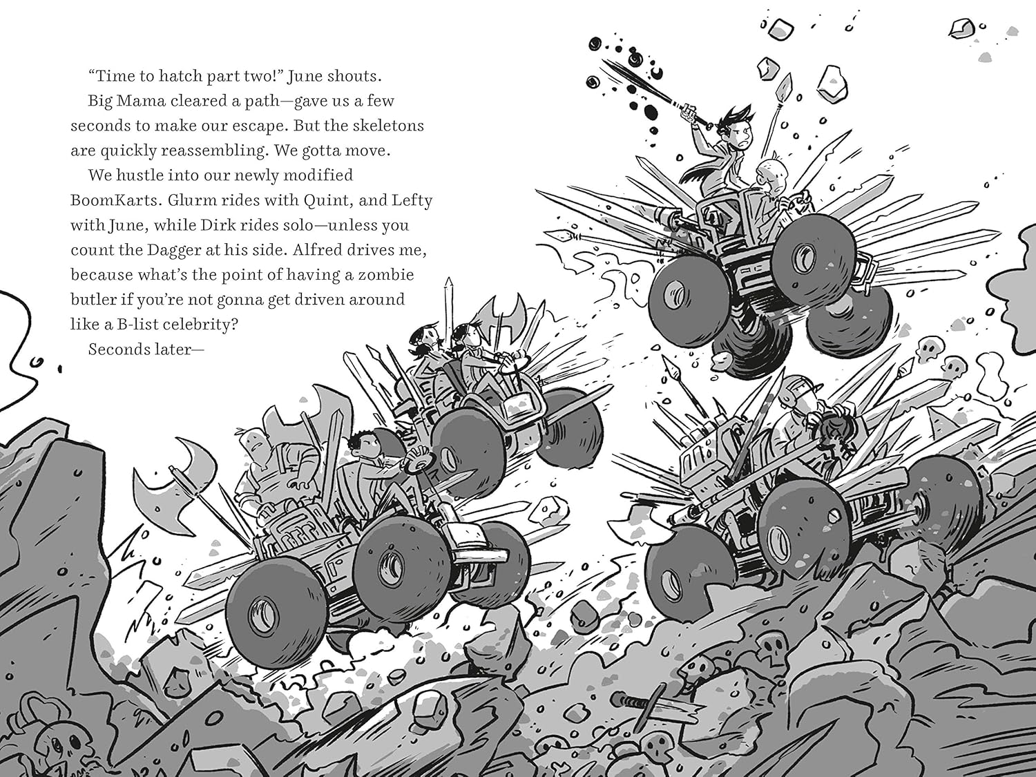 The Last Kids on Earth #06: The Last Kids on Earth and the Skeleton Road (Hardcover)