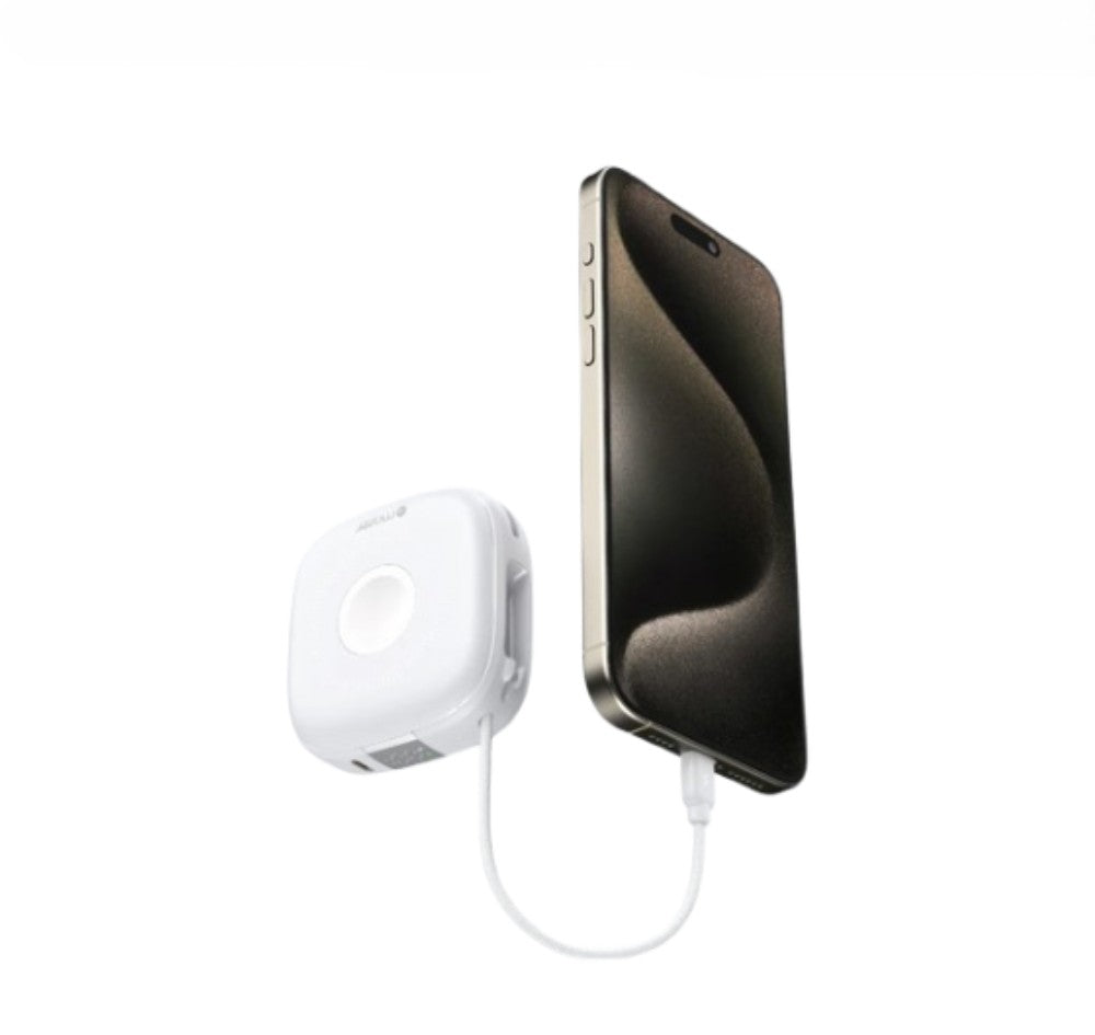 Mazer MagLink18i 10000mAh Magnetic Wireless Power Bank (White)