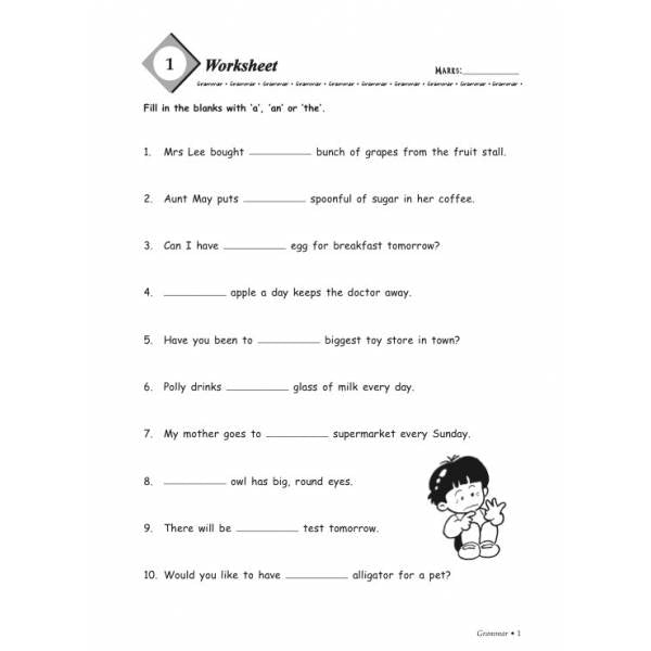 Primary 2 Grammar & Vocabulary