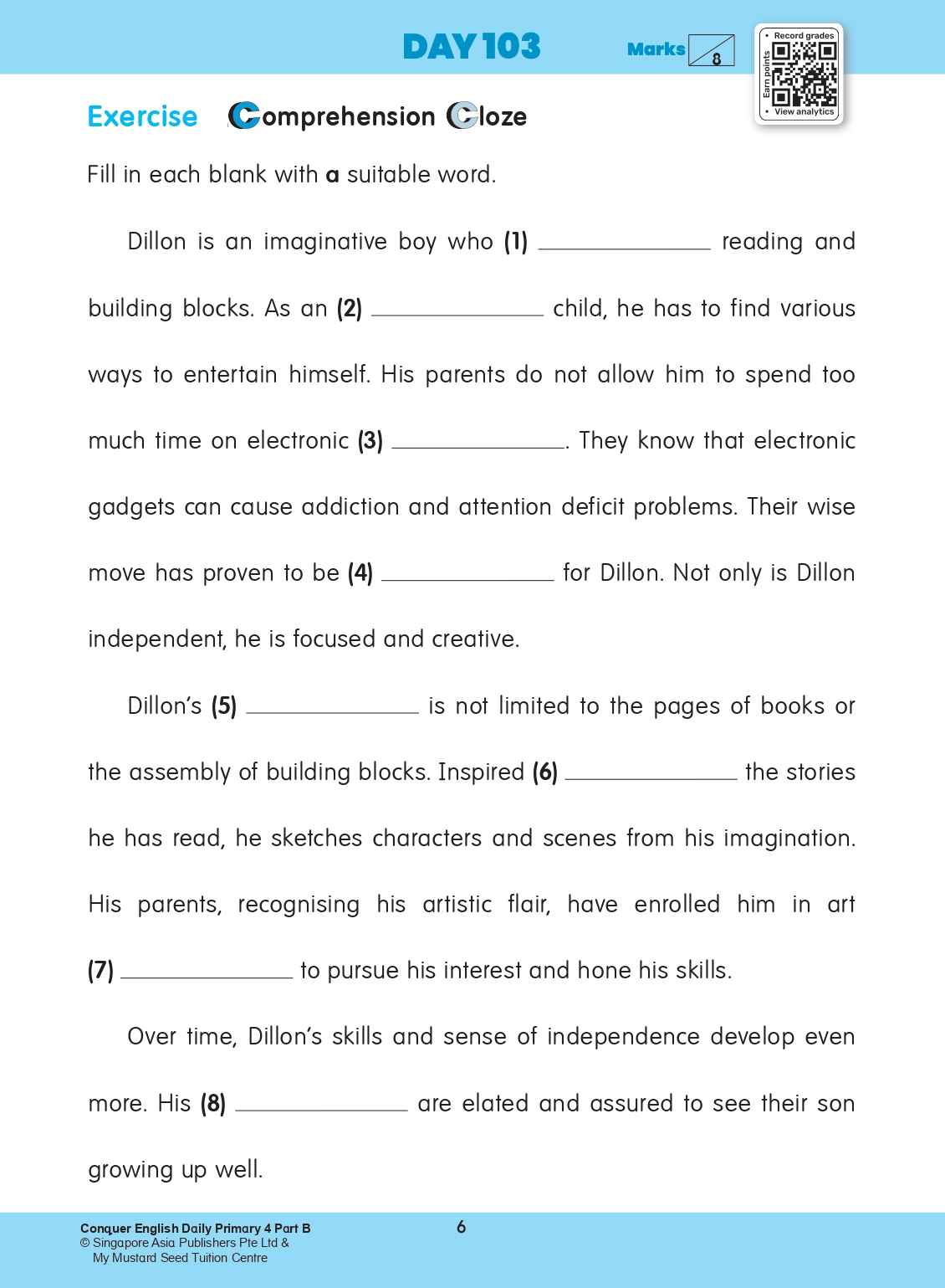 Conquer English Daily Primary 4 (Part B)