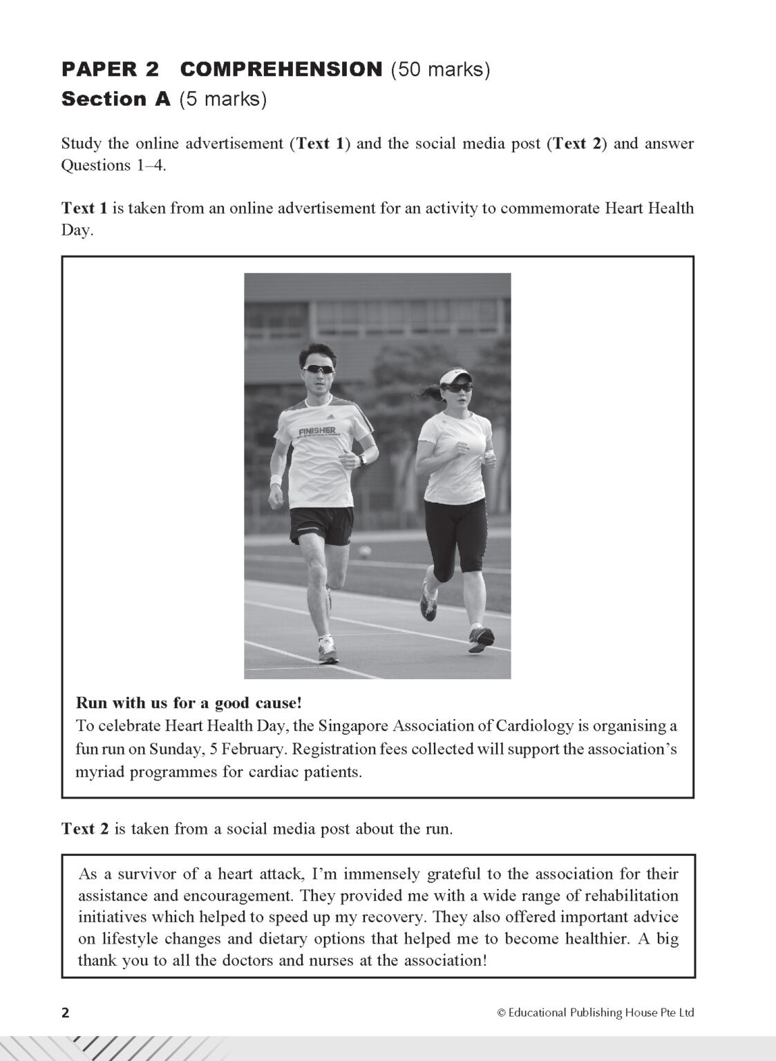 Secondary 4E/G3 English Examination Practice