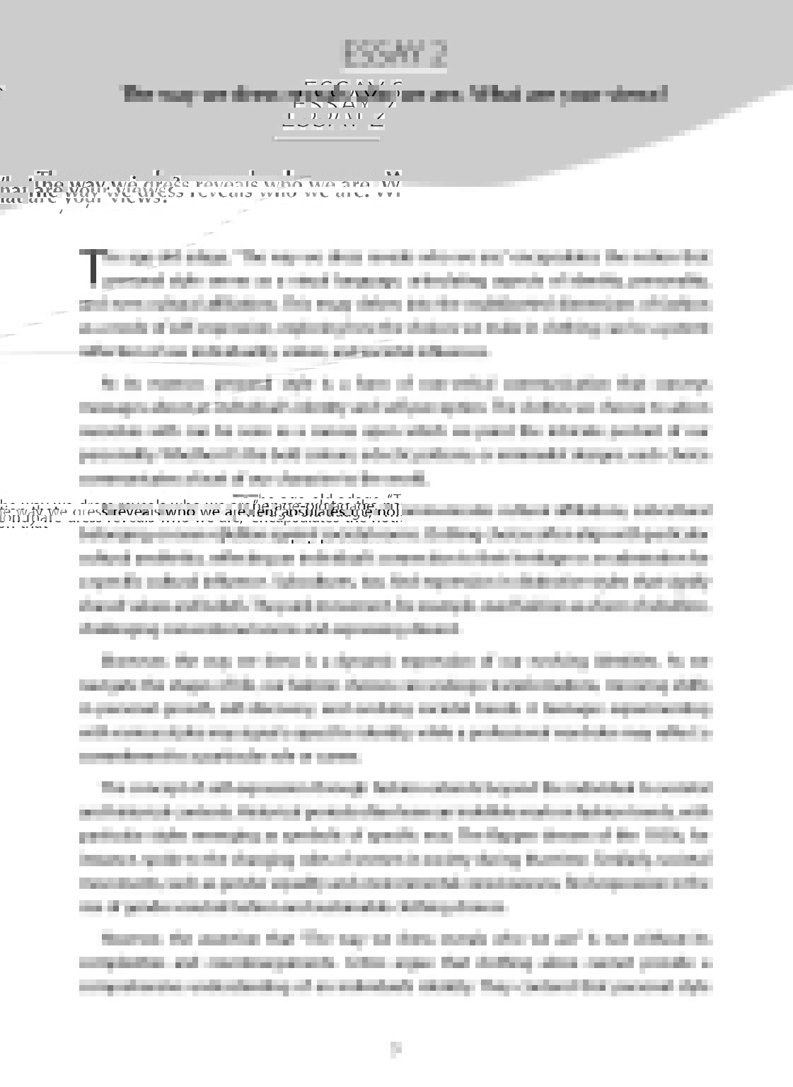 O-Level English Essays Library