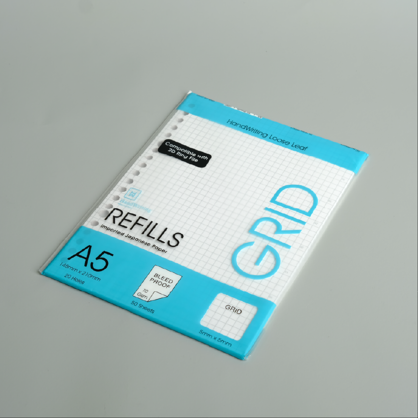Hw Organiser Refill A5 Grid 70g 50s