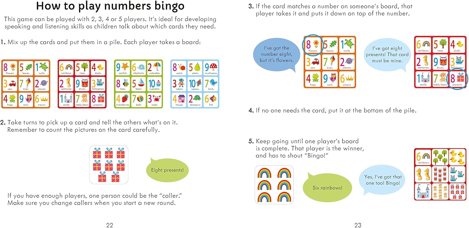 Number Matching Games And Book