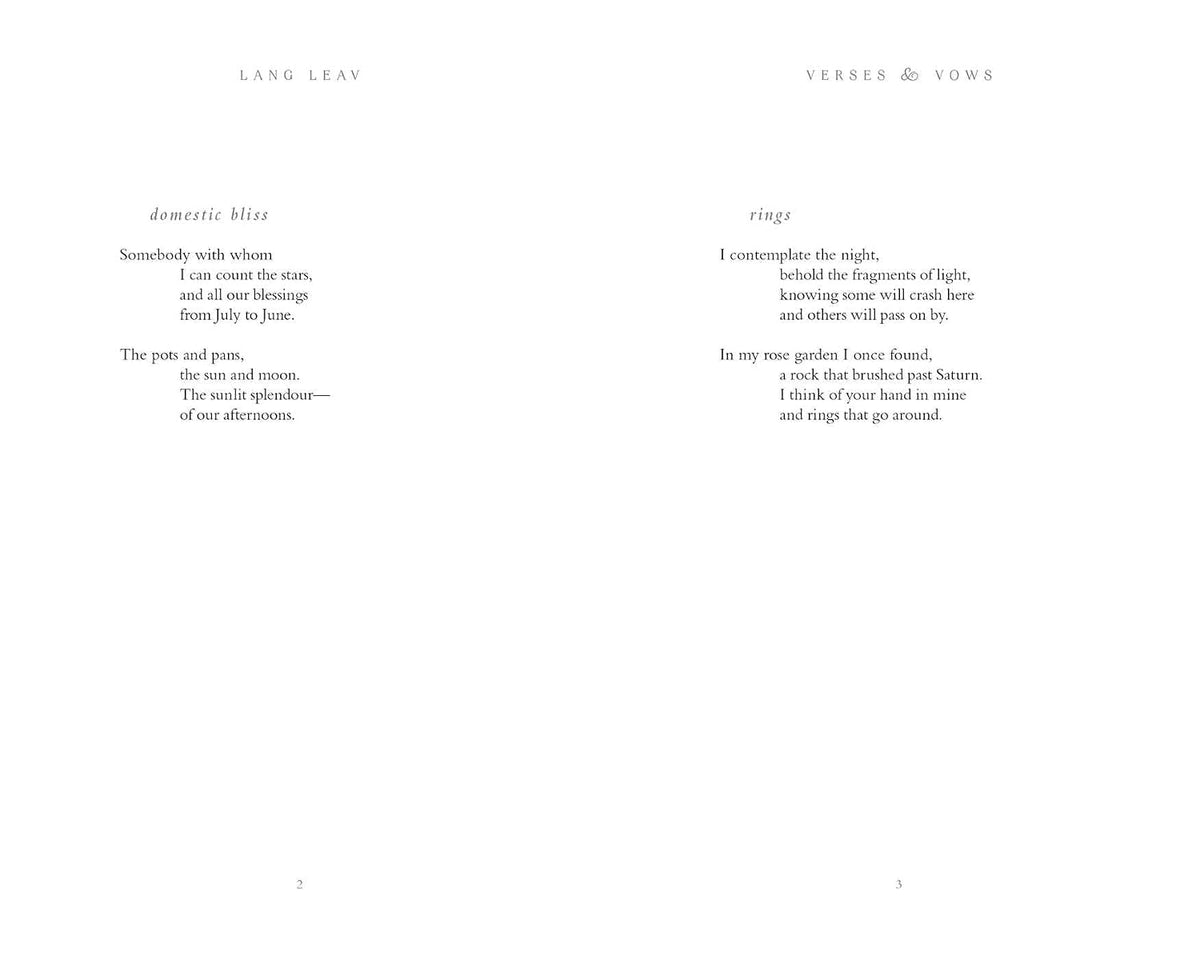 Verses & Vows: Inspirational Words for Your Wedding Day (Hardcover)