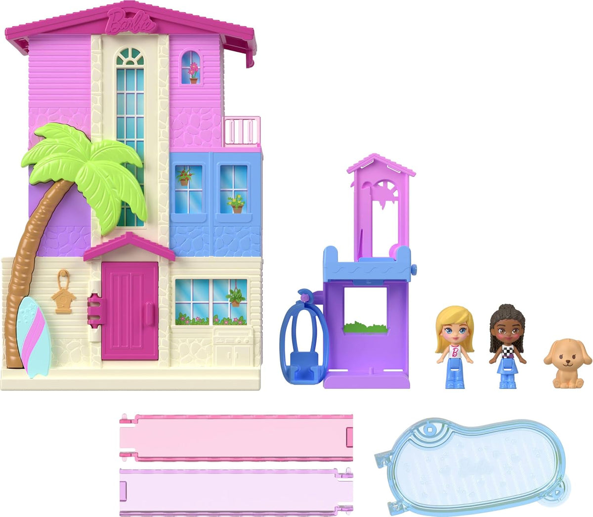 MATTEL POLLY POCKET BARBIE DREAMHOUSE PLAYSET