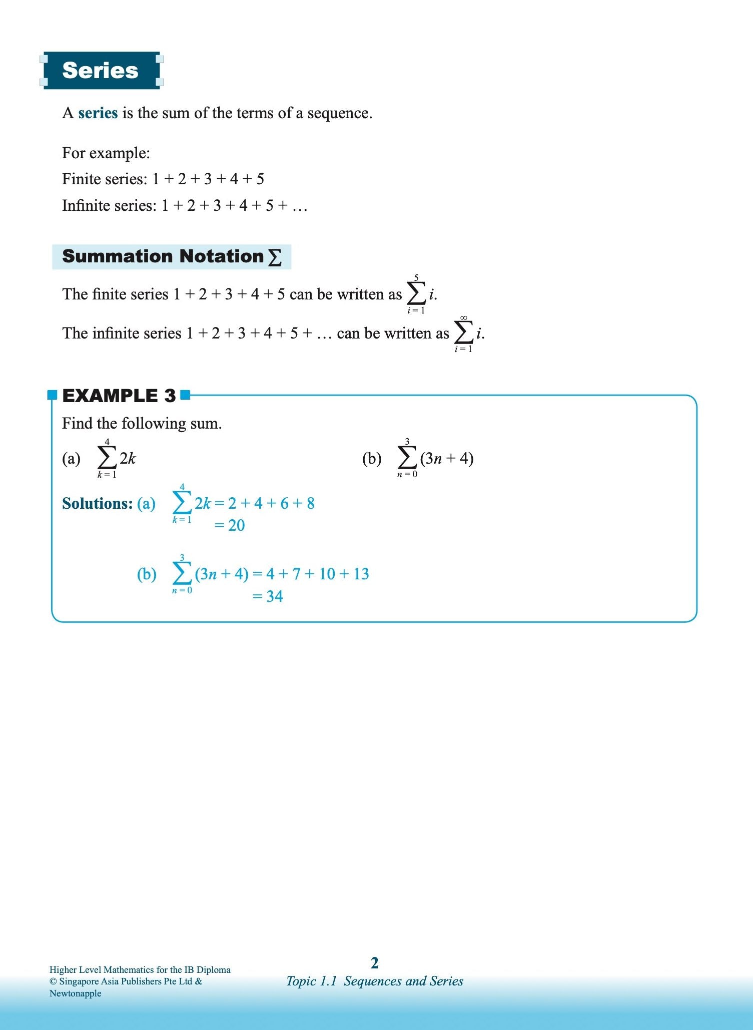 Higher Level Mathematics for the IB Diploma