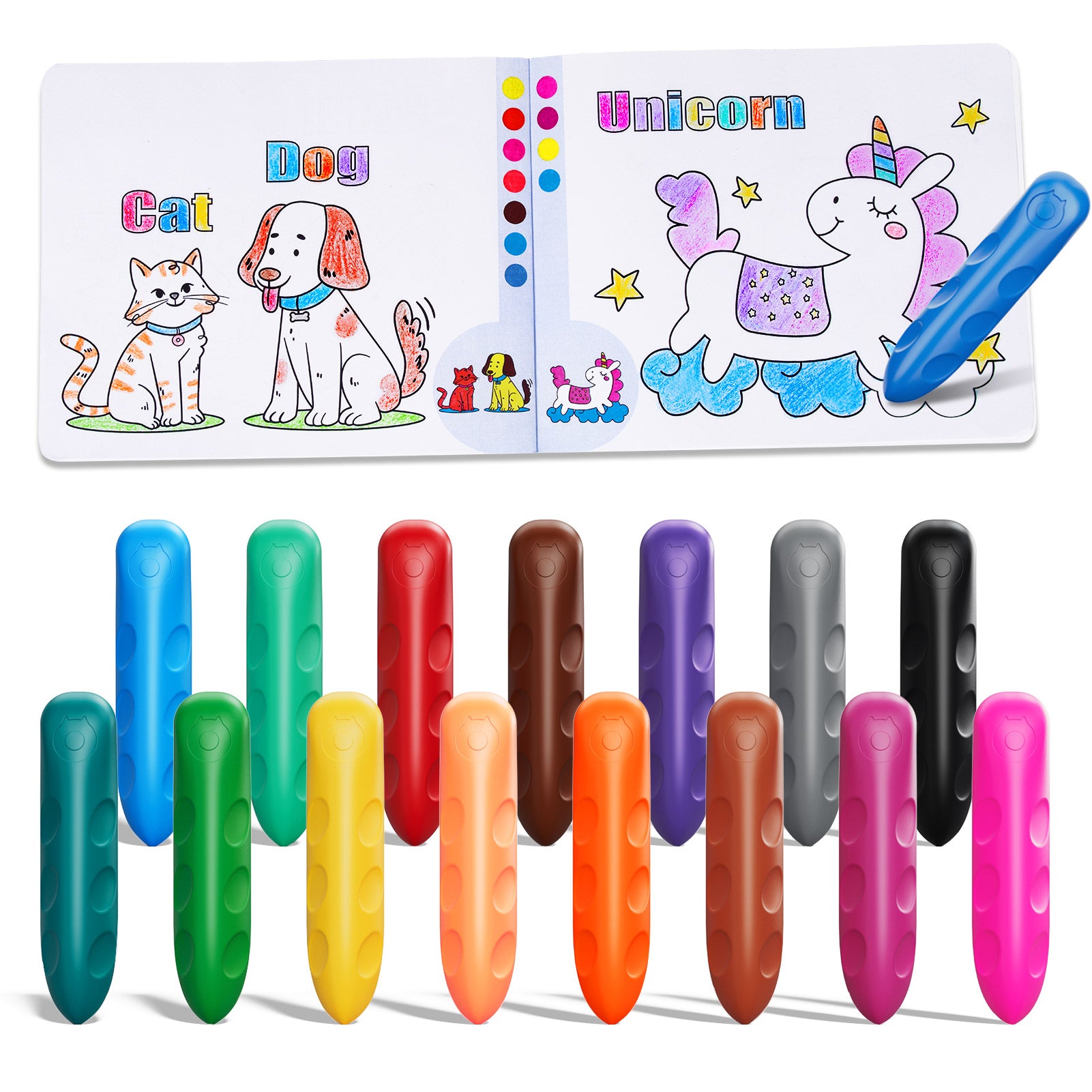 JOYCAT JUMBO CRAYON 16 COLORS