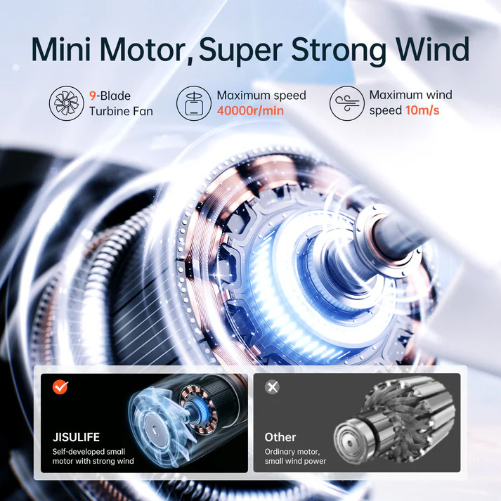JisuLife Handheld Fan Life9 5000MAH - Grey