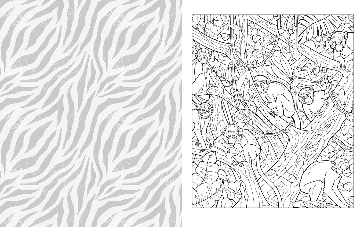 Wild Animals Colouring Book
