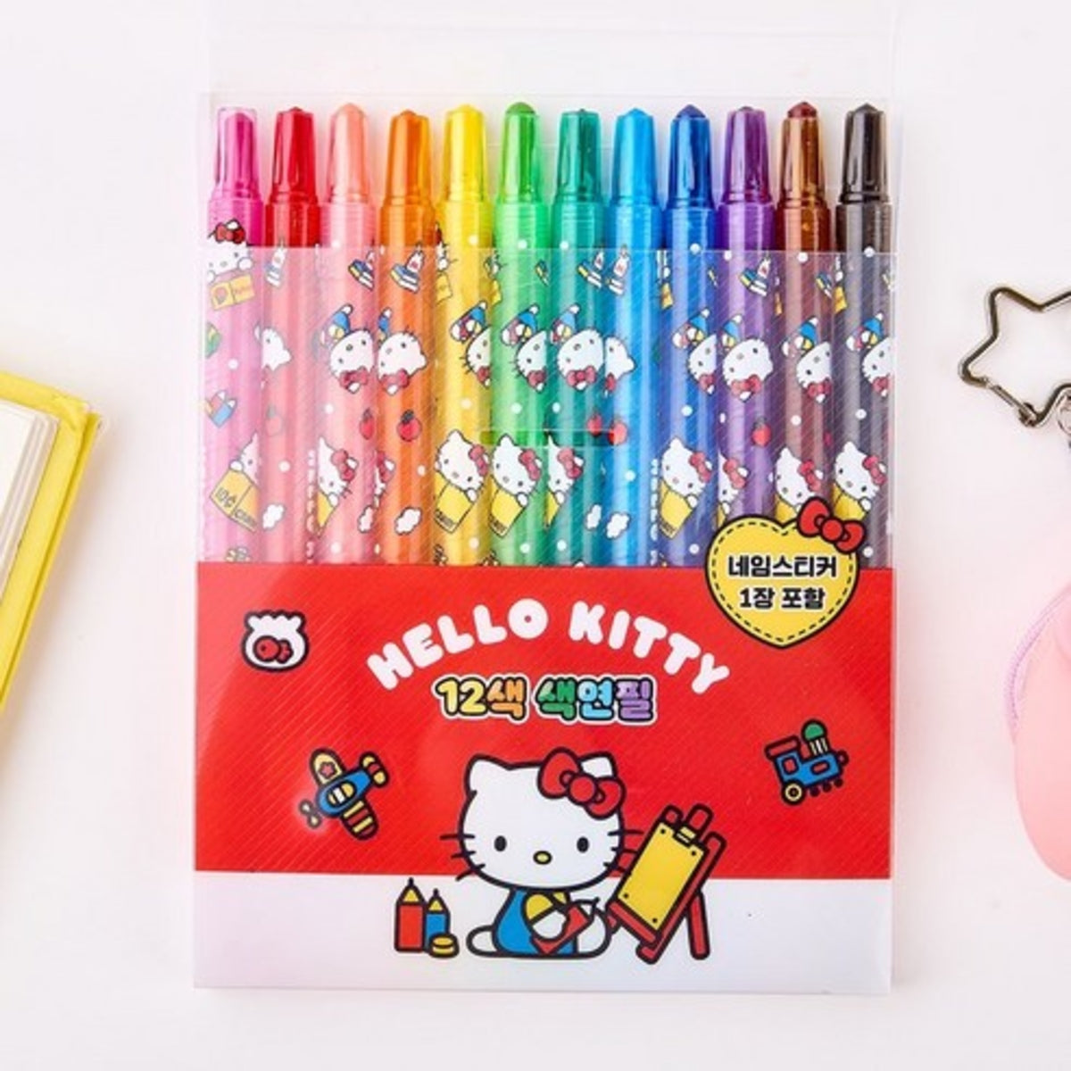 Sanrio Hello Kitty 12 Color Pencils