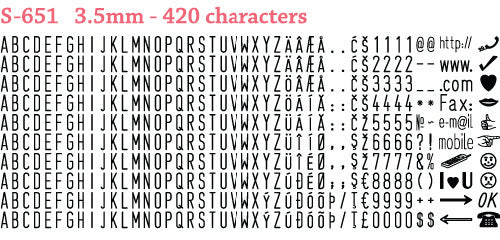 Extra Rubber Type Plate 3.5mm (420)