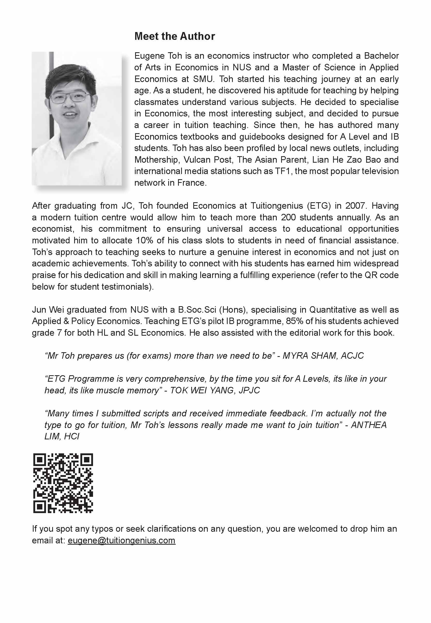 A-Level Comprehensive Answers To A-Level H1 Economics Yearly Edition 2015-2024