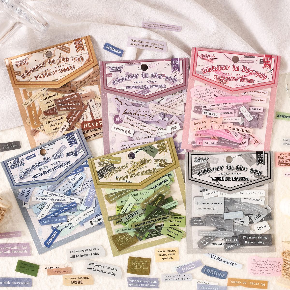 Sticker 50Pcs Whisper XJSY6