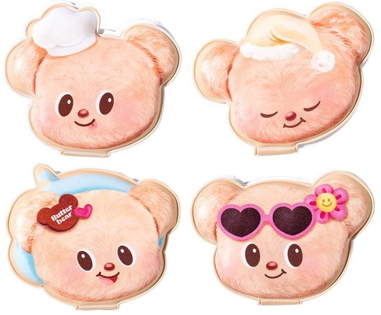  Deli Butter Bear Stress Squeezy Sticky Notes - 4 Assorted Designs 