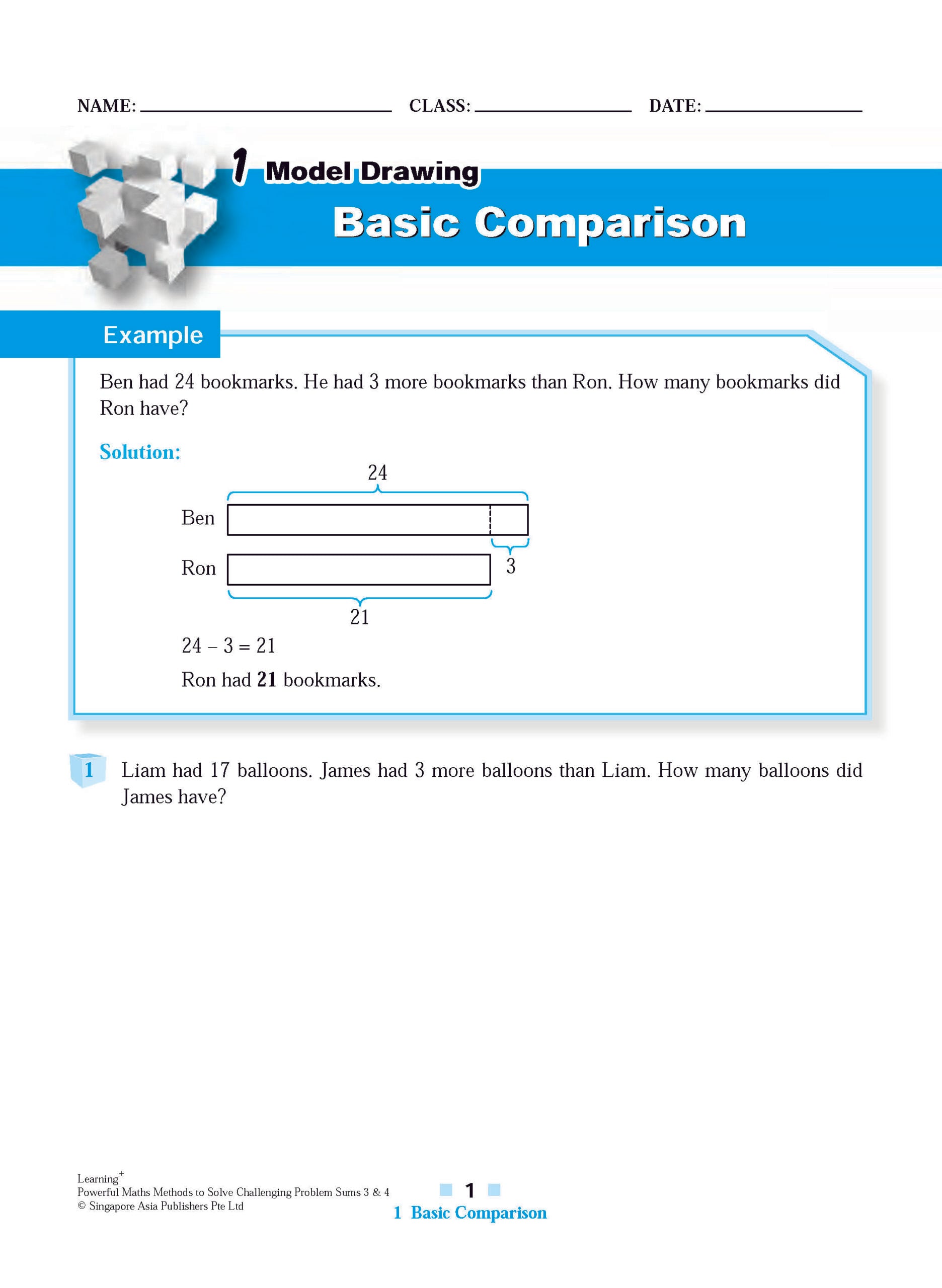 Learning+ Powerful Maths Methods to Solve Challenging Problem Sums Primary 3&4