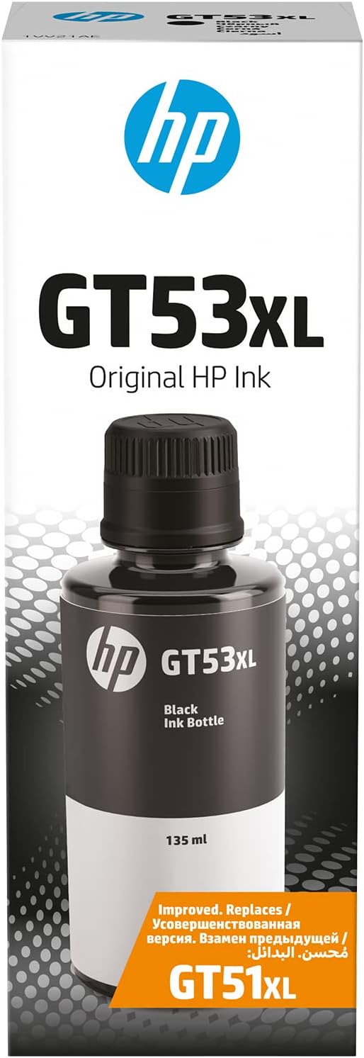 Hp Gt53xl Black Original High Yield Ink Bottle