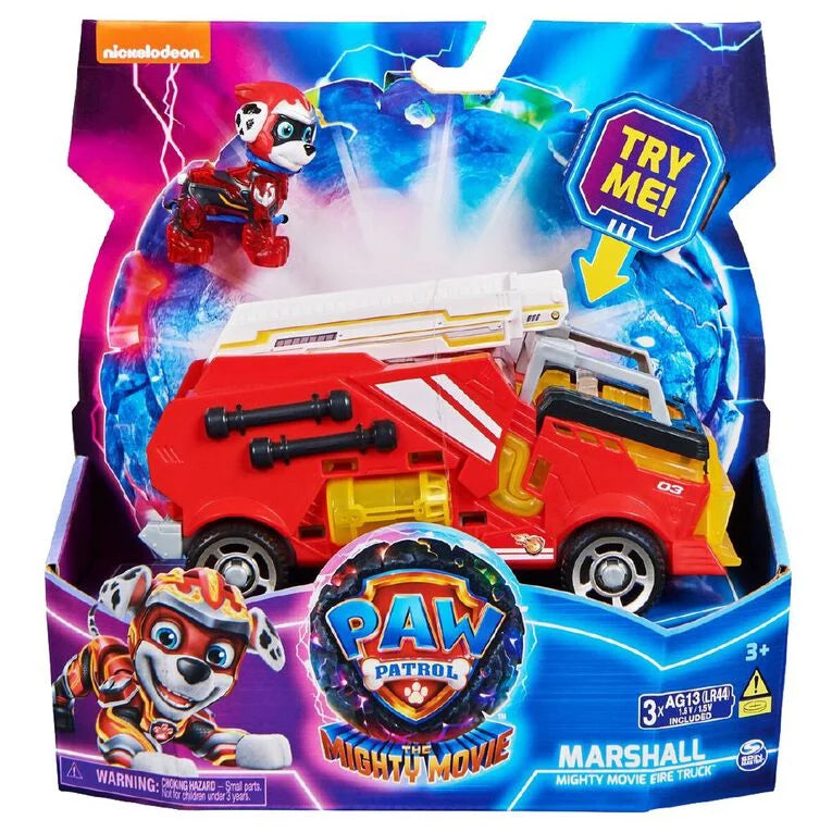 SPIN MASTER PAW PATROL THE MIGHTY MOVIE PUP SQUAD THEME VEHICLE ASSORTMENT