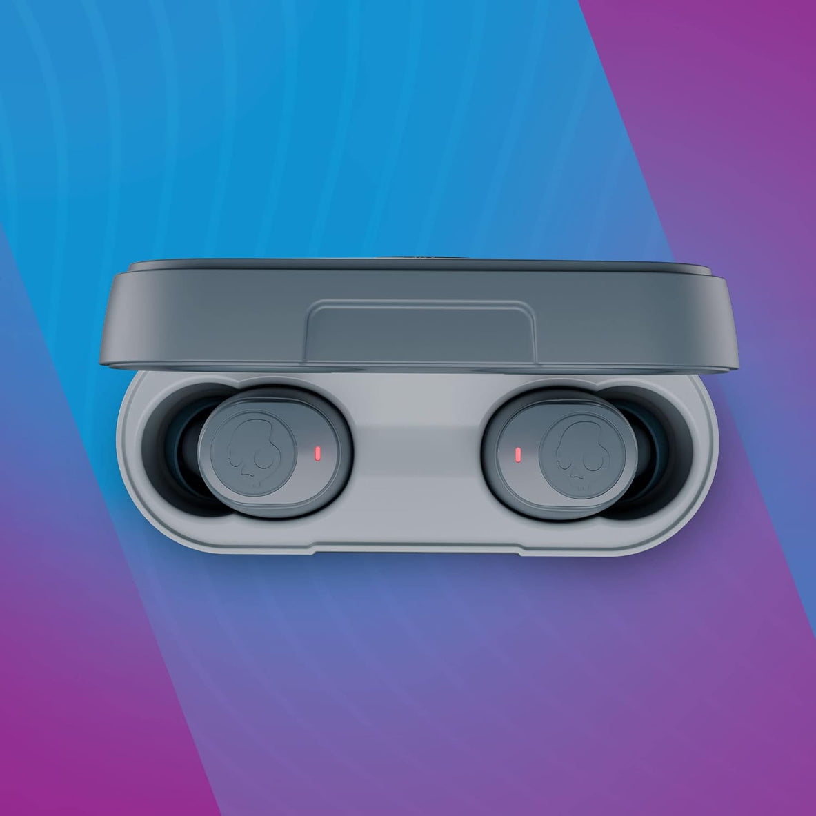 Skullcandy SK-S1JTW-P744 Jib True 2 Wireless In-Ear Earbuds, Chill Grey