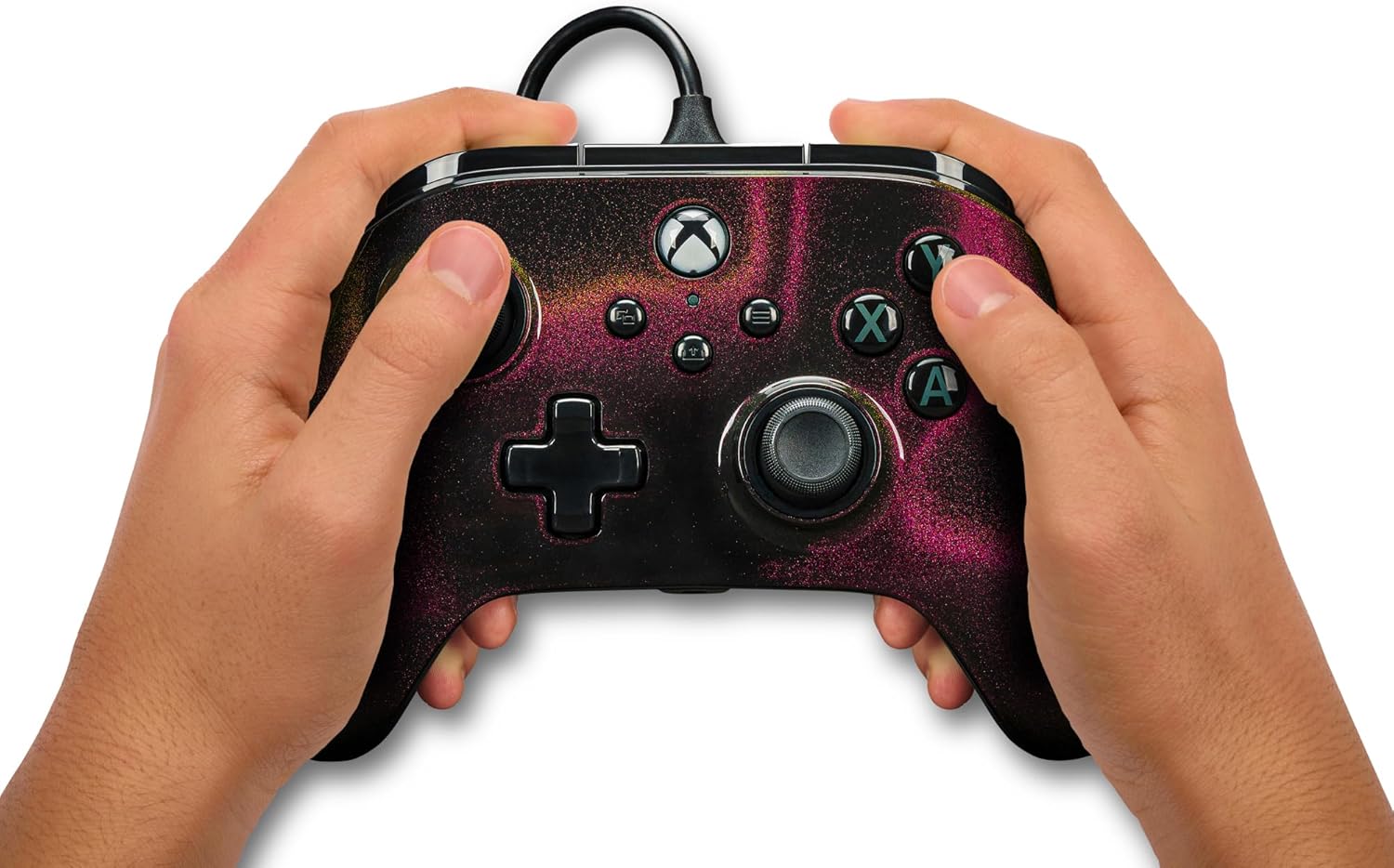 PowerA Advantage Wired Gaming Controller for Xbox Series X/S, Xbox One, PC, Windows 10/11, Sparkle (Officially Licensed)
