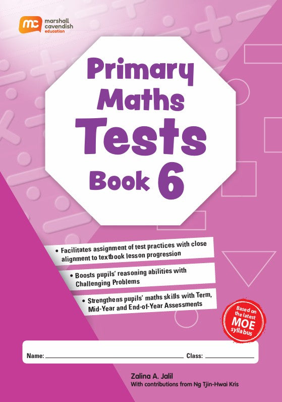 Primary 6 Maths Tests Book