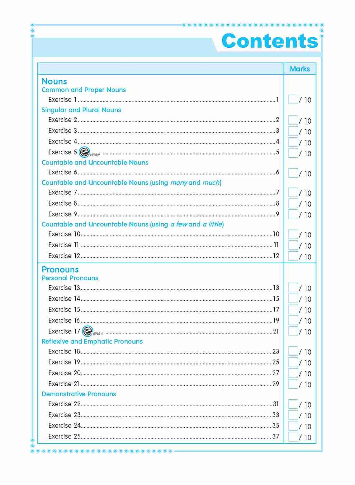 Primary 1 Conquer English Grammar Workbook 1 - 6th Edition