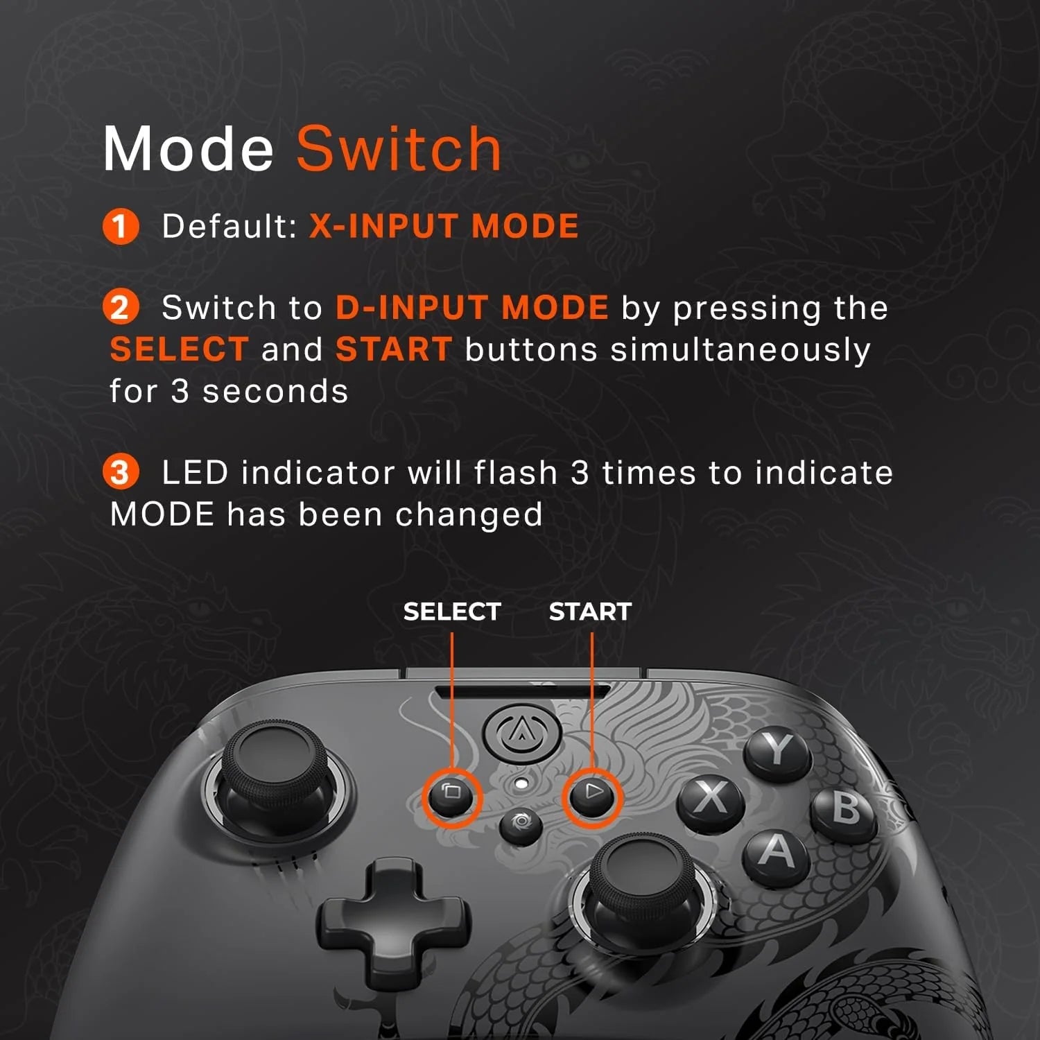 PowerA PC Wireless Controller - Battle Dragon