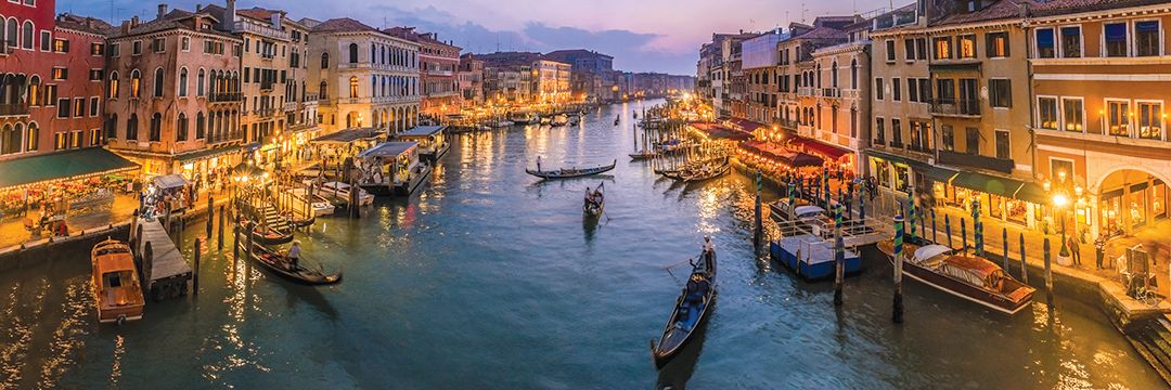 HINKLER MINDBOGGLERS 1000 PIECE PANORAMIC JIGSAW GRAND CANAL, VENICE, ITALY