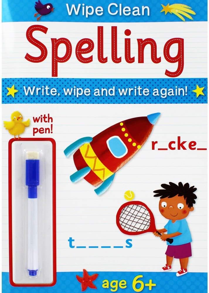 Wipe Clean: Spelling – Popular Book Company Pte Ltd