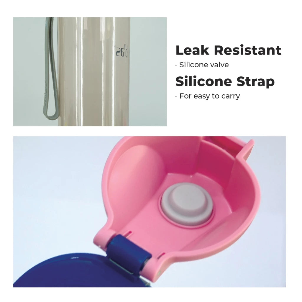 EPLAS Sport Travel Bottle with Silicone Handle 900ml EGD-900