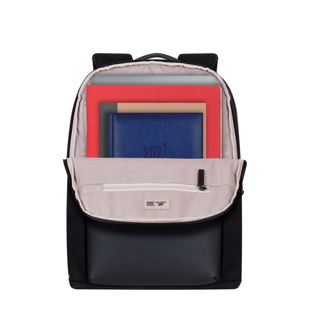 Rivacase 8524 Canvas Backpack - Black