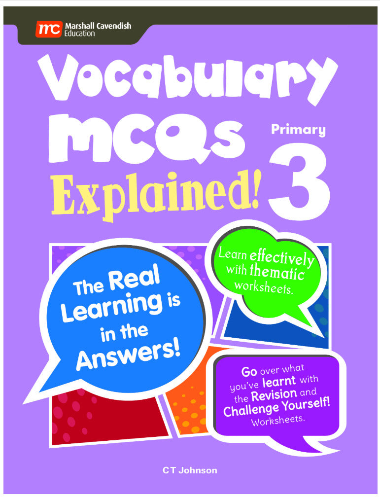 Primary 3 Vocabulary MCQs Explained!