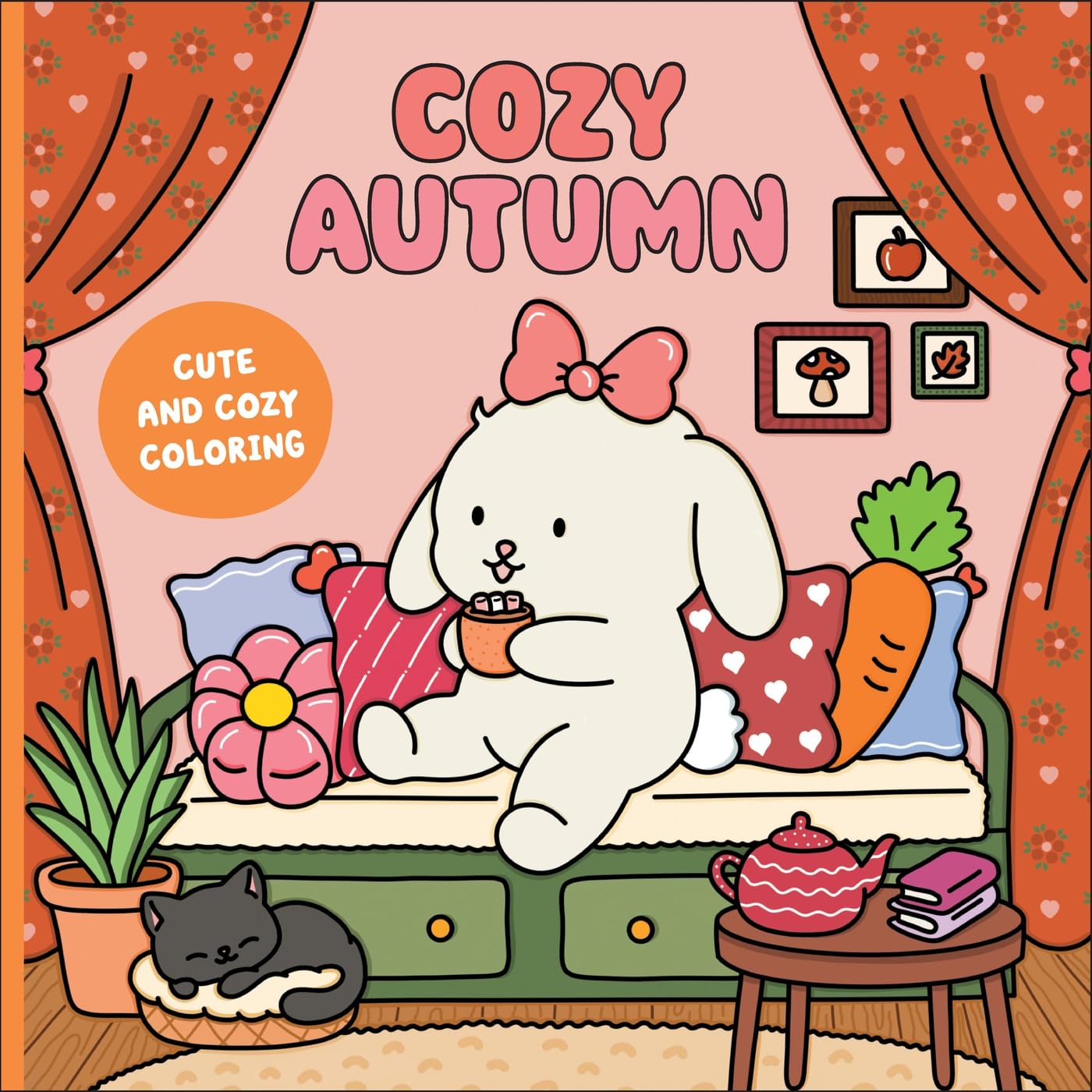 Cozy Autumn (Cute & Cozy Coloring Book)