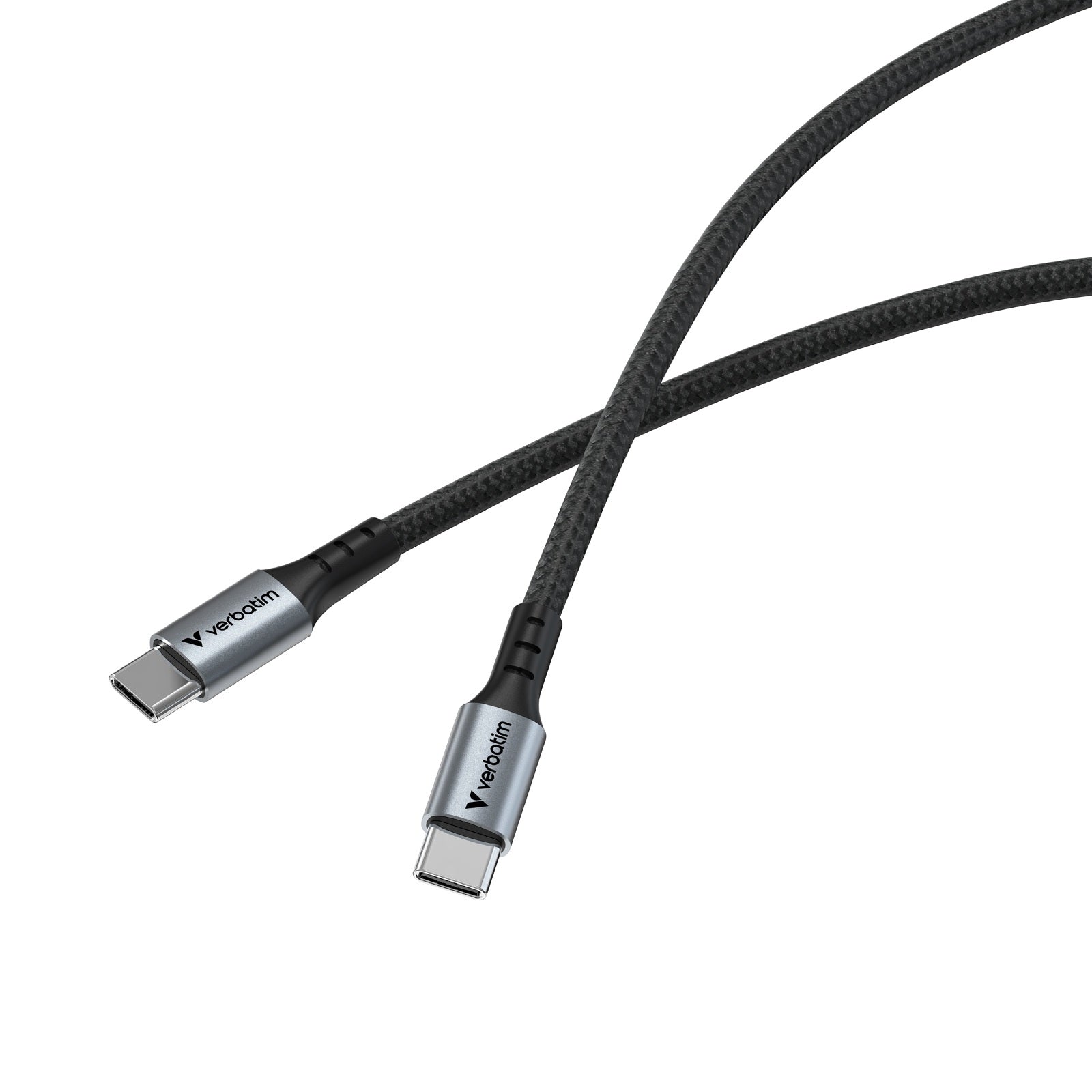 Verbatim Sync & Charge Cable 60W USB-C to USB-C (SCC2-CC60) Black