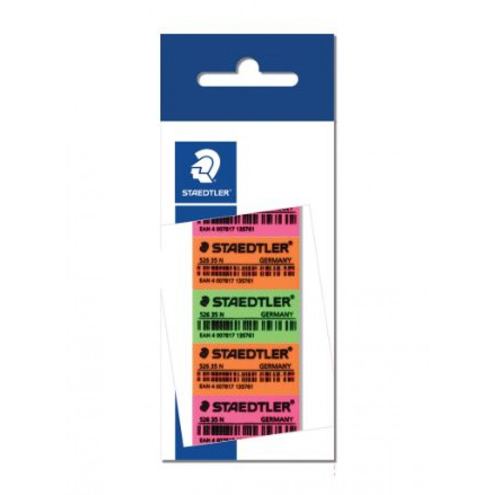 STAEDTLER ECONONY NEON ERASER 5PCS 526 35NPB5