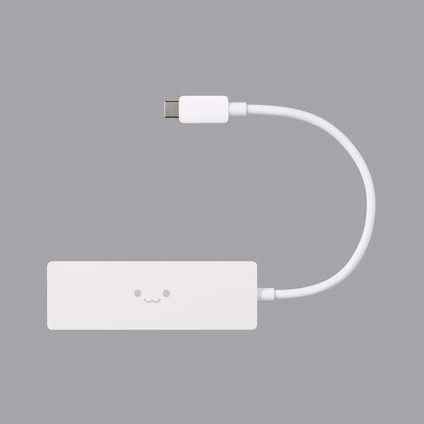 Elecom USB Type-C 4-port USB 5Gbps hub U3HC-H040WF