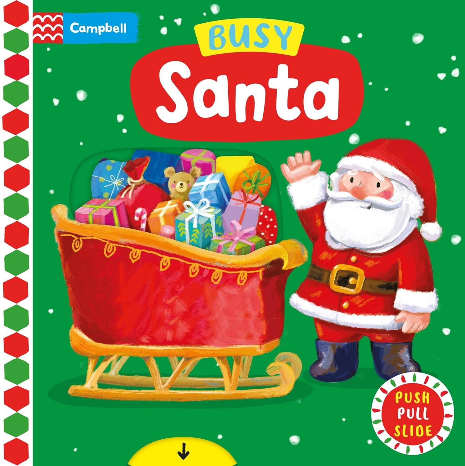Busy Santa: A Push, Pull, Slide Book - the perfect Christmas gift for toddlers! 