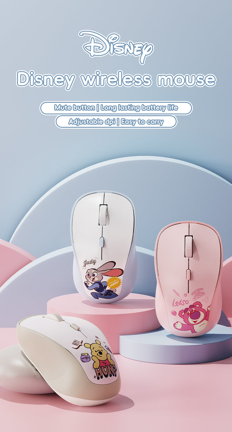  Disney Qs-ms07 Wireless Mouse Winnie