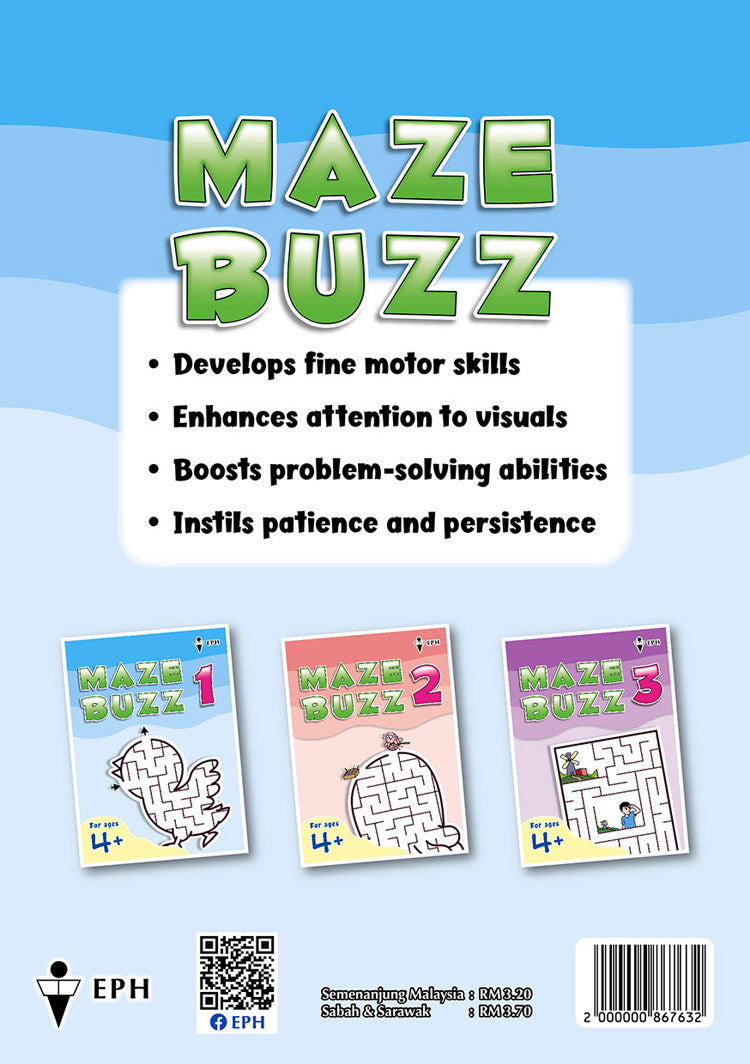 Nursery Maze Buzz - Book 1