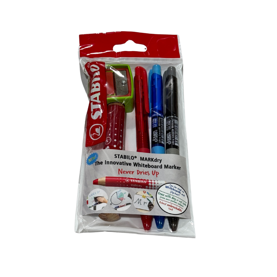 STABILO MARKDRY SET W/ GREET CARD PP0164