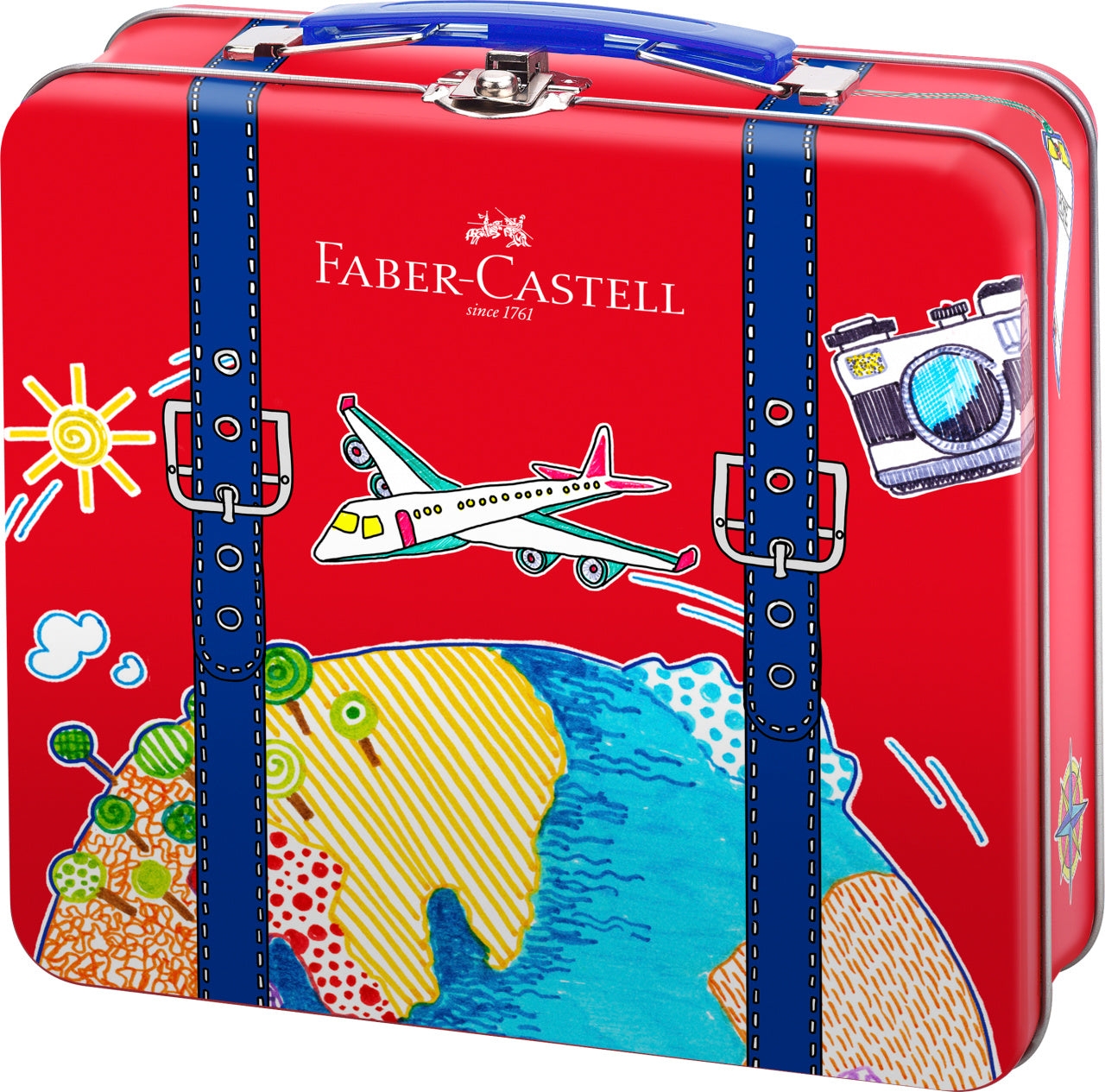 Faber-Castell Connector Pen Colour Marker Pen Set in Traveler Tin, Set of 40-155535