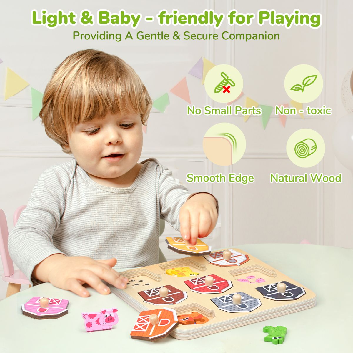 JOYCAT WOODEN ANIMAL PUZZLE